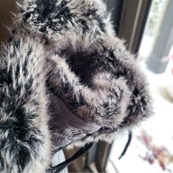 Columbia Women's Heavenly Omni-Heat Snow Boot Gray Sz 7 Waterproof Faux Fur - Picture 8 of 12